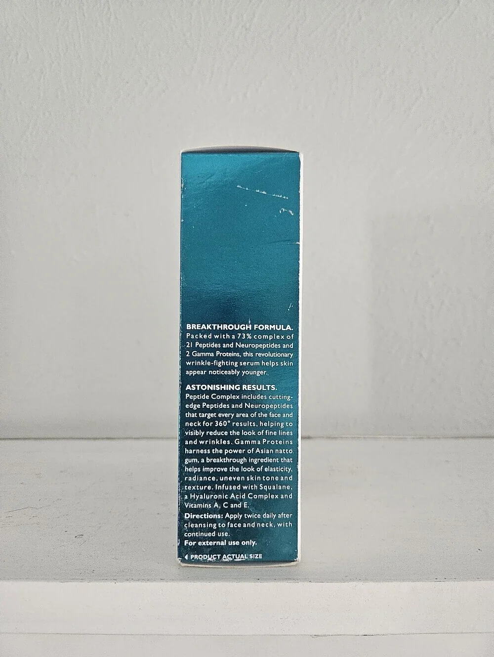 New In Box- PTR Peter Thomas Roth Peptide21 Wrinkle Resist Serum 1 Ounce
